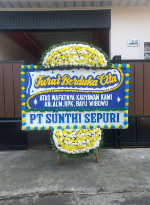 Papan Bunga Duka di Singkil Satu